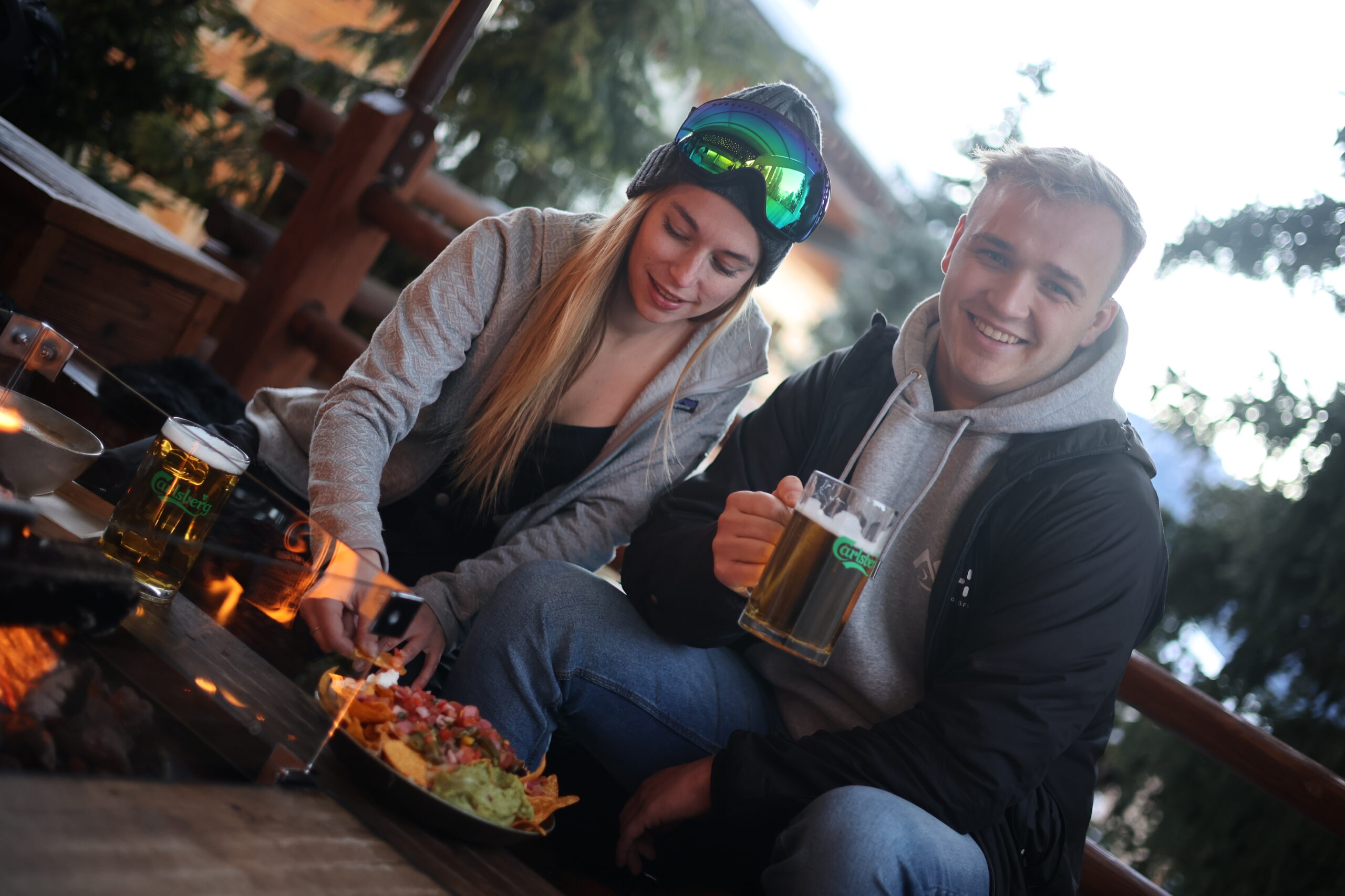 Pub Mont Fort terrace in Verbier