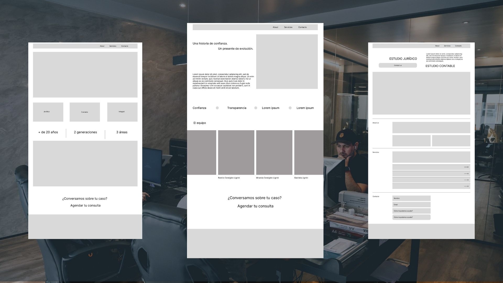 wireframes en baja